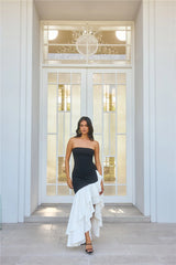 Extravagant Events Strapless Maxi Dress Black