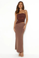 Don't Apologise Maxi Dress Brown