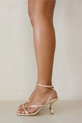 The Trixie Heels Gold PU
