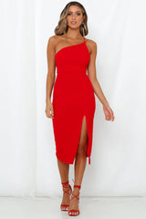 Taking It Back Dress Red