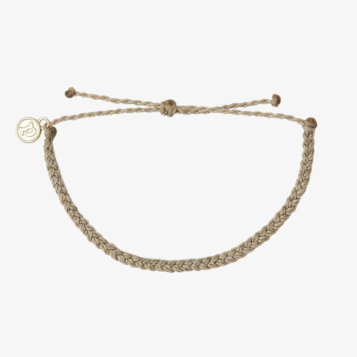 Light Grey Mini Braided Bracelet
