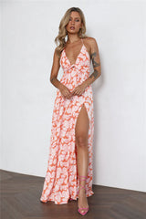 Eternally Evergreen Maxi Dress Orange