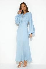 Daydream Retreat Midi Dress Blue