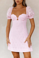 Strawberry Smoothie Mini Dress Pink
