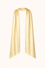 Satin Neck Scarf Yellow