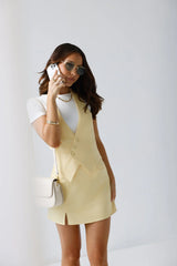 City Sunsets Mini Skirt Yellow