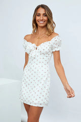 Got A Premonition Dress White
