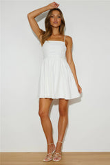 Girly Mood Mini Dress White