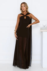 Dressed To Perfection Maxi Dress Black