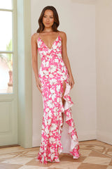 Fantasy Imagination Maxi Dress Pink