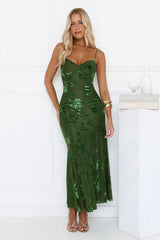 Wildflower Vibe Maxi Dress Green
