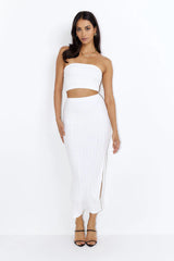 Matching Fit Crop Top White