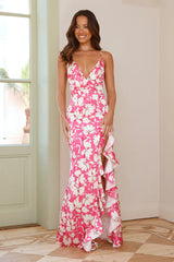 Fantasy Imagination Maxi Dress Pink