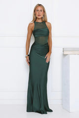 Captivating Smile Maxi Dress Green