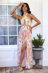 Rainbow Beaches Maxi Dress Print