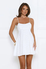 Breezy Shores Mini Dress White