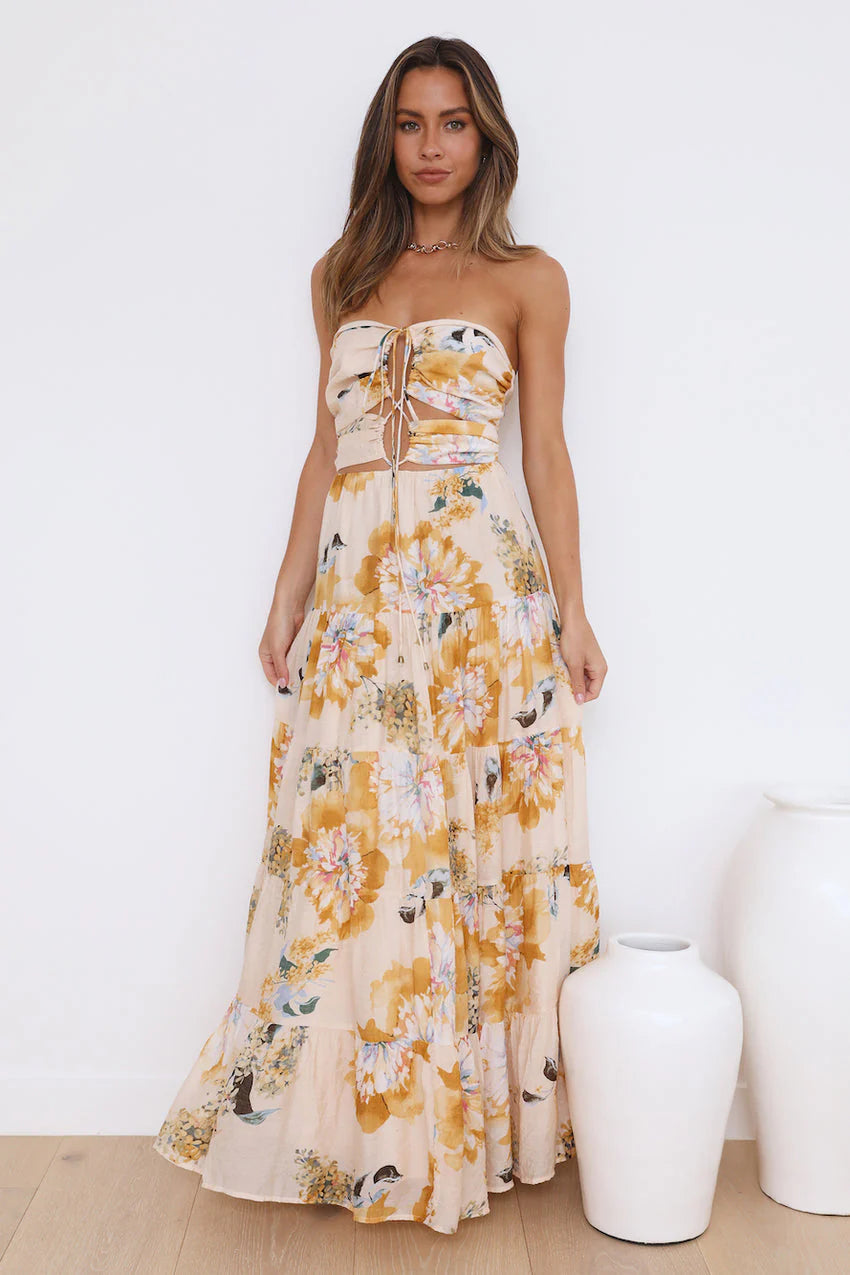 Dream Look Maxi Dress Yellow