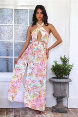 Rainbow Beaches Maxi Dress Print