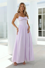 Happy Is Pretty Maxi Dress Lavender