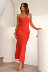Moves To Make Maxi Dress Red