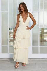 Happy Vibes Maxi Dress Yellow