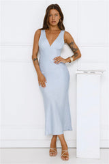 Harbour Bloom Midi Dress Blue